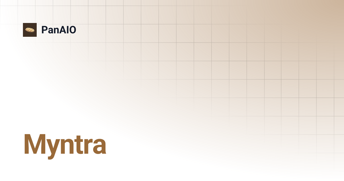 Myntra panaio
